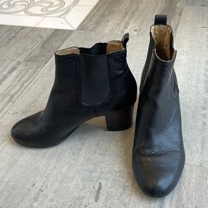 Frye Black Booties. Very versatile & classic!